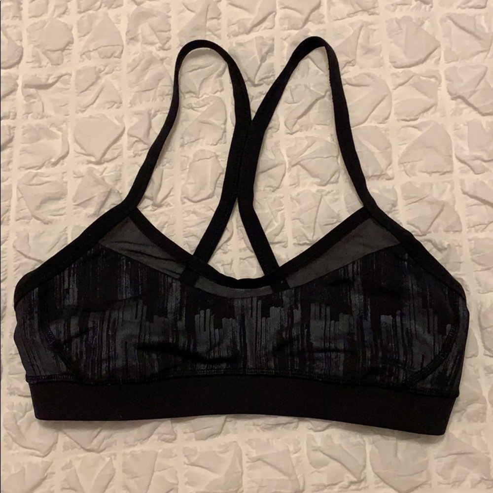 Black Lulu Lemon Sports Bra